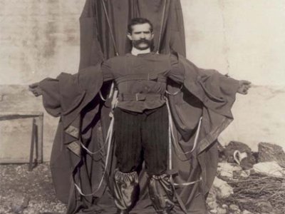 Franz Reichelt jumped from the Eiffel Tower